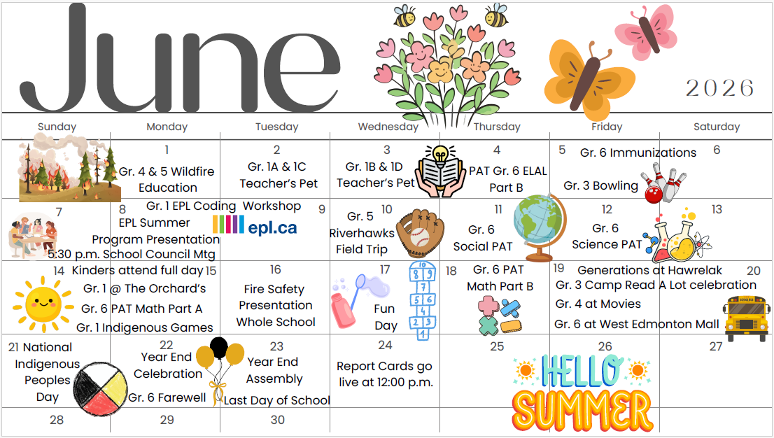 June 2026 Calendar